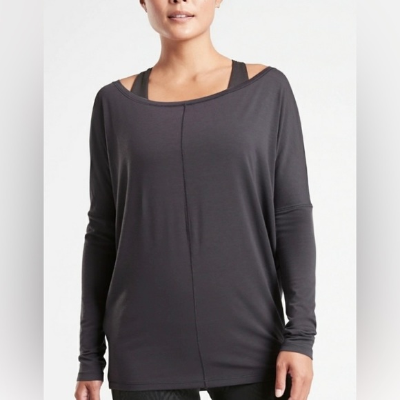 ATHLETA Essence Flow Dolman Long Sleeve Top - Size Small - Picture 1 of 11